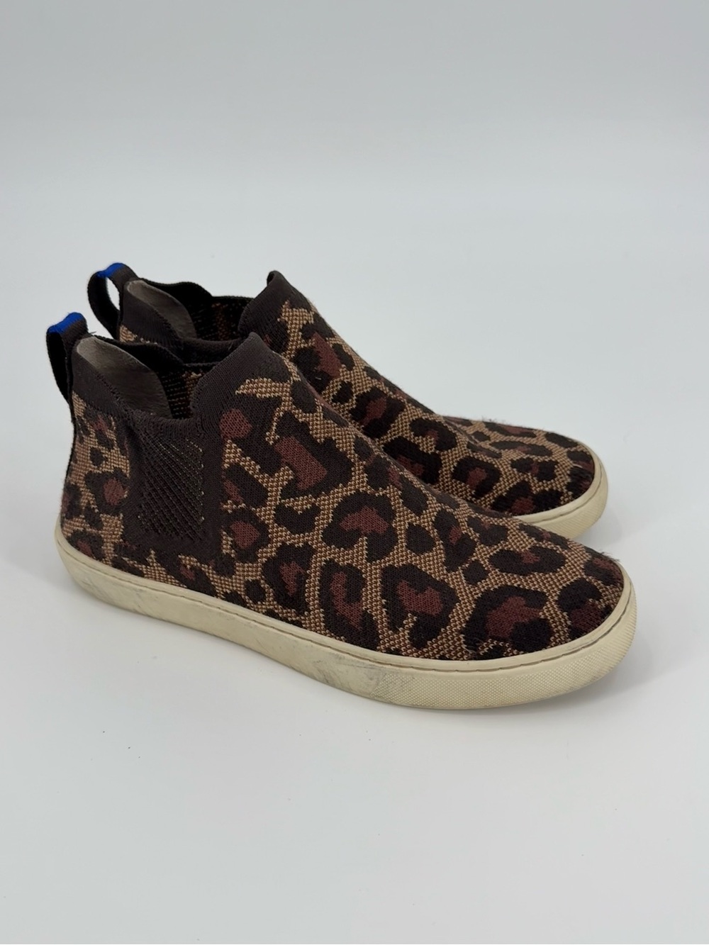 Rothy's The Chelsea Leopard Ankle Sneaker Boot | Wildcat | 8.5 - Picture 3 of 7